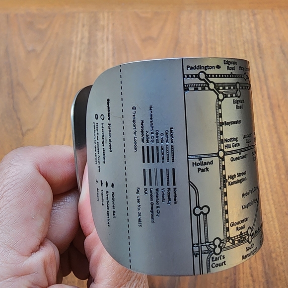 London Tube Metro Cuff Bracelet - By Design Hype Inc. - Picture 11 of 12